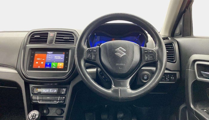 2020 Maruti Vitara Brezza ZXI, Petrol, Manual, 77,058 km, Steering Wheel Close Up