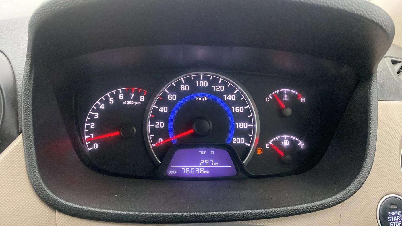 2014 Hyundai Grand i10 ASTA (O) 1.2 KAPPA VTVT, CNG, Manual, 76,659 km, Odometer Image