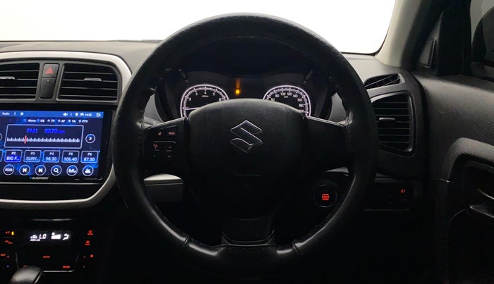 2021 Maruti Vitara Brezza VXI AT SHVS, Petrol, Automatic, 55,902 km, Steering Wheel Close Up