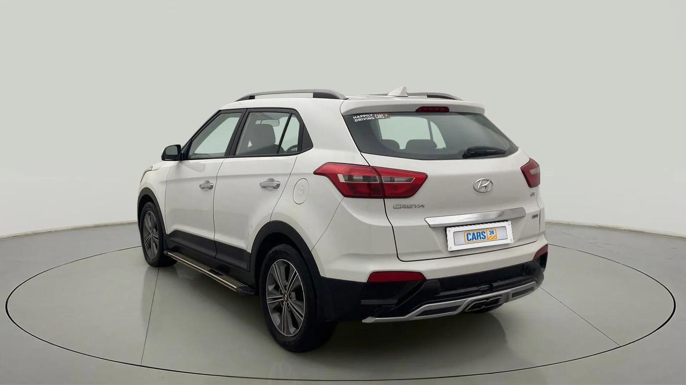 2017 Hyundai Creta SX PLUS AT 1.6 PETROL, Petrol, Automatic, 78,624 km, Left Back Diagonal