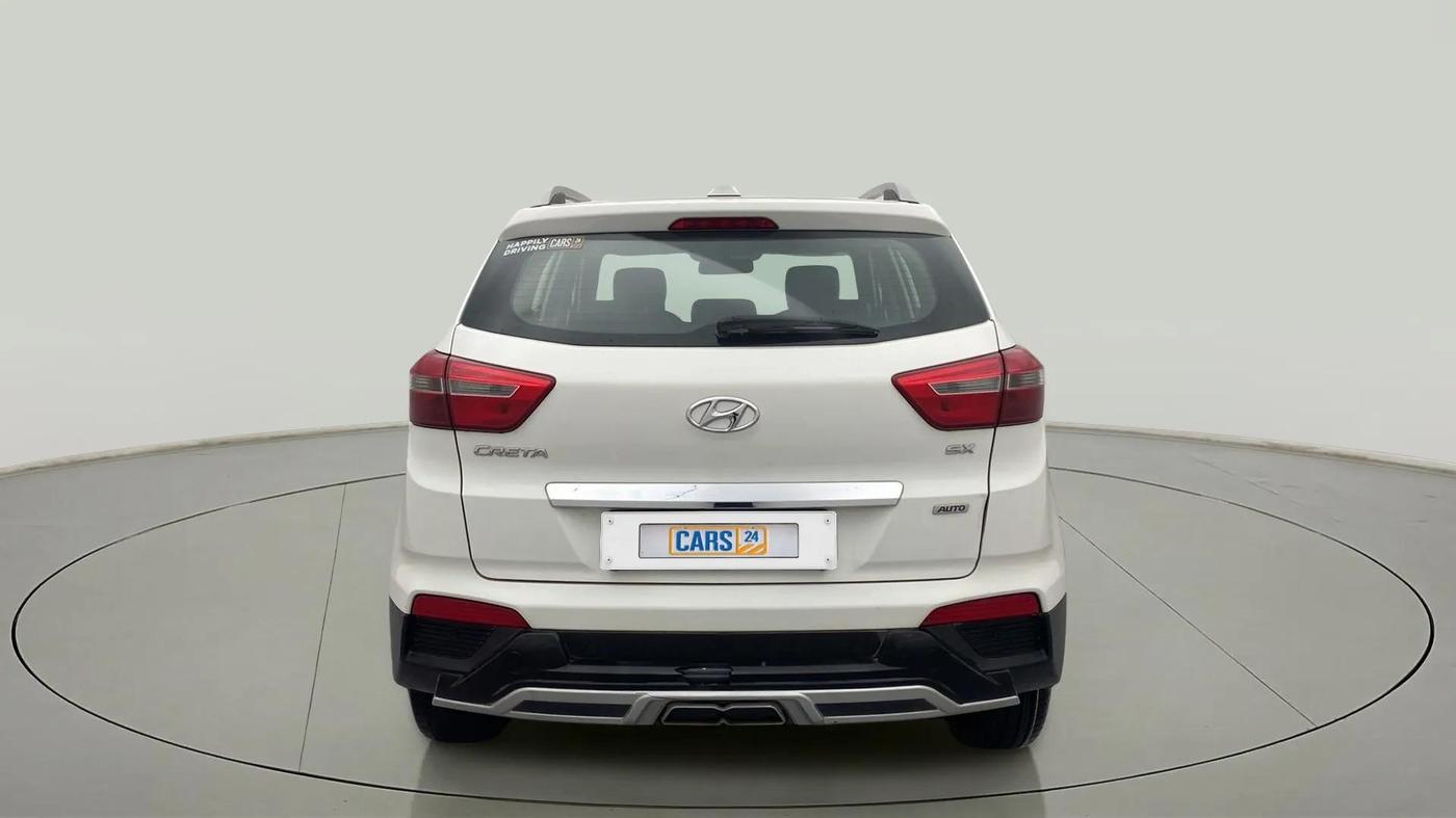 2017 Hyundai Creta SX PLUS AT 1.6 PETROL, Petrol, Automatic, 78,624 km, Back/Rear