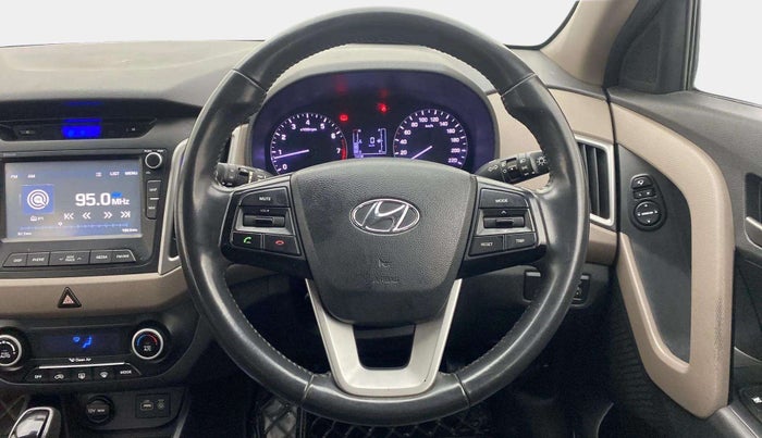 2017 Hyundai Creta SX PLUS AT 1.6 PETROL, Petrol, Automatic, 78,624 km, Steering Wheel Close Up