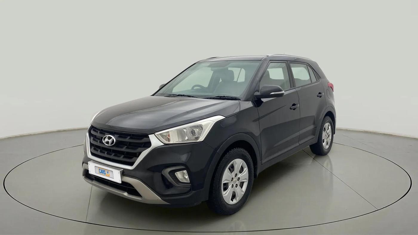 2018 Hyundai Creta E PLUS 1.6 PETROL, Petrol, Manual, 84,909 km, Left Front Diagonal