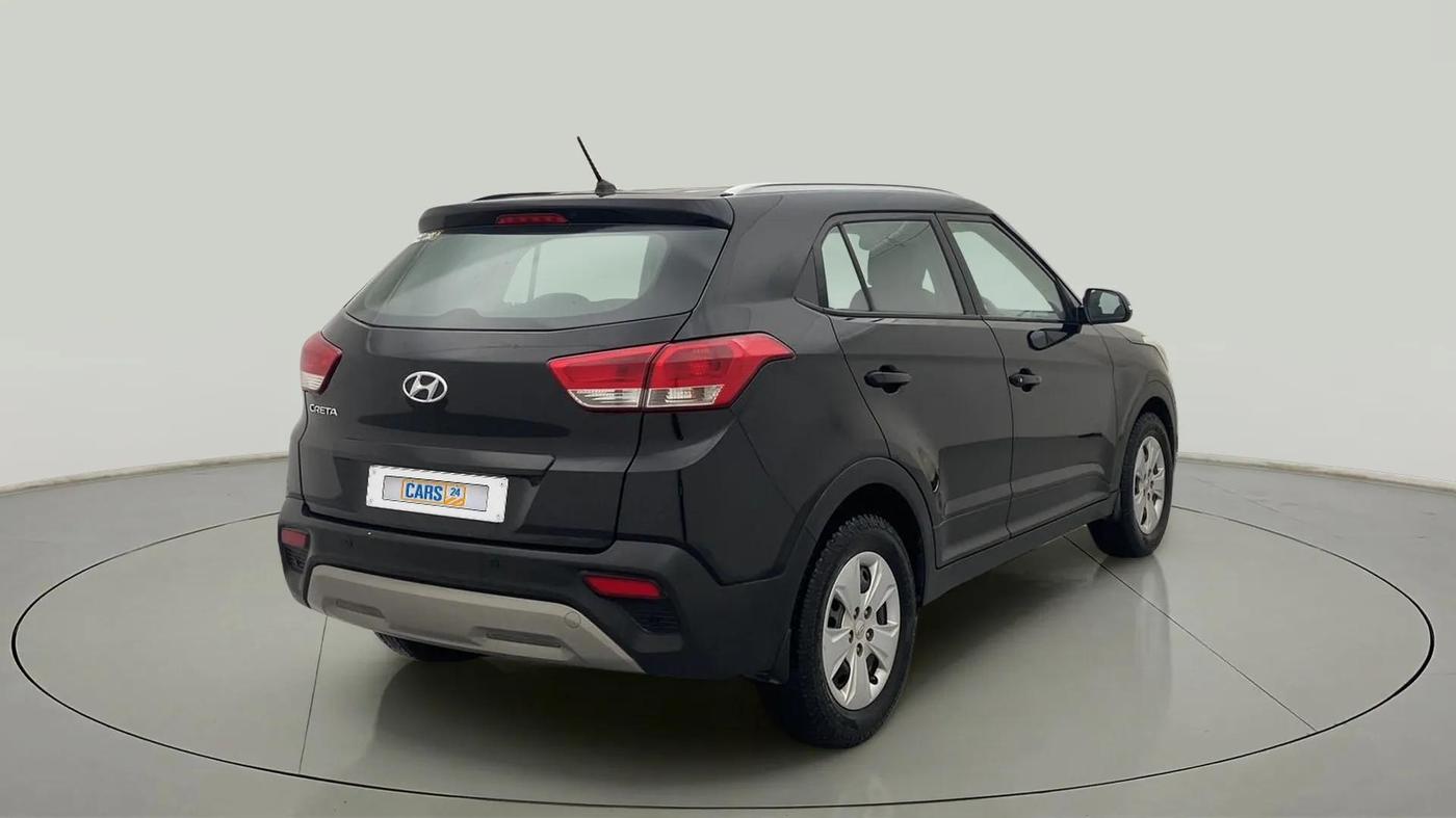 2018 Hyundai Creta E PLUS 1.6 PETROL, Petrol, Manual, 84,909 km, Right Back Diagonal
