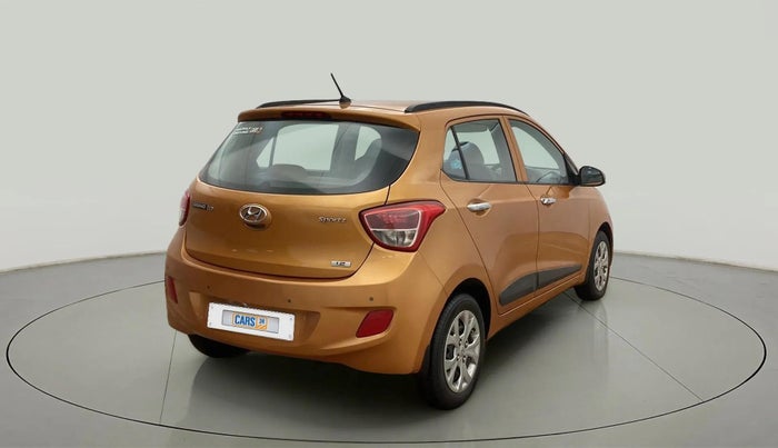 2014 Hyundai Grand i10 SPORTZ 1.2 KAPPA VTVT, Petrol, Manual, 24,906 km, Right Back Diagonal