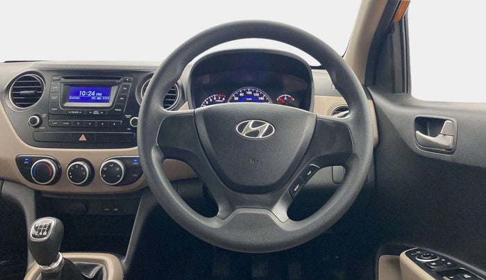 2014 Hyundai Grand i10 SPORTZ 1.2 KAPPA VTVT, Petrol, Manual, 24,906 km, Steering Wheel Close Up