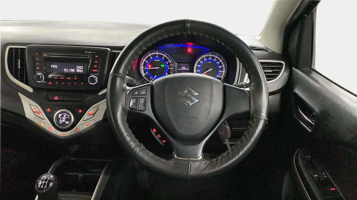 2017 Maruti Baleno DELTA PETROL 1.2, Petrol, Manual, 19,582 km, Steering Wheel Close Up