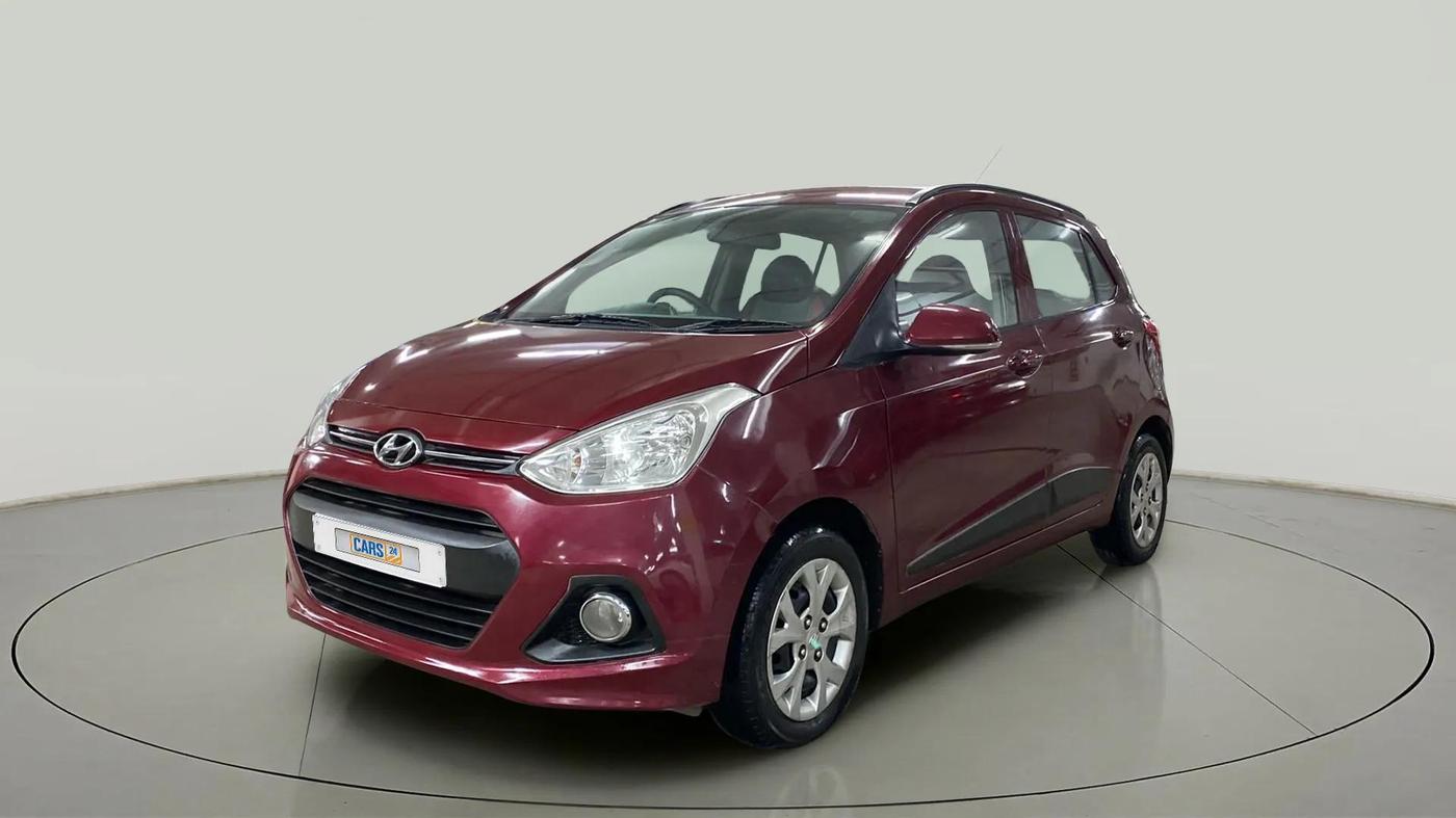 2016 Hyundai Grand i10 SPORTZ 1.2 KAPPA VTVT, CNG, Manual, 61,593 km, Left Front Diagonal
