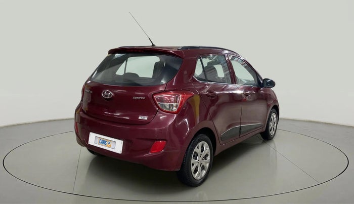 2016 Hyundai Grand i10 SPORTZ 1.2 KAPPA VTVT, CNG, Manual, 61,412 km, Right Back Diagonal