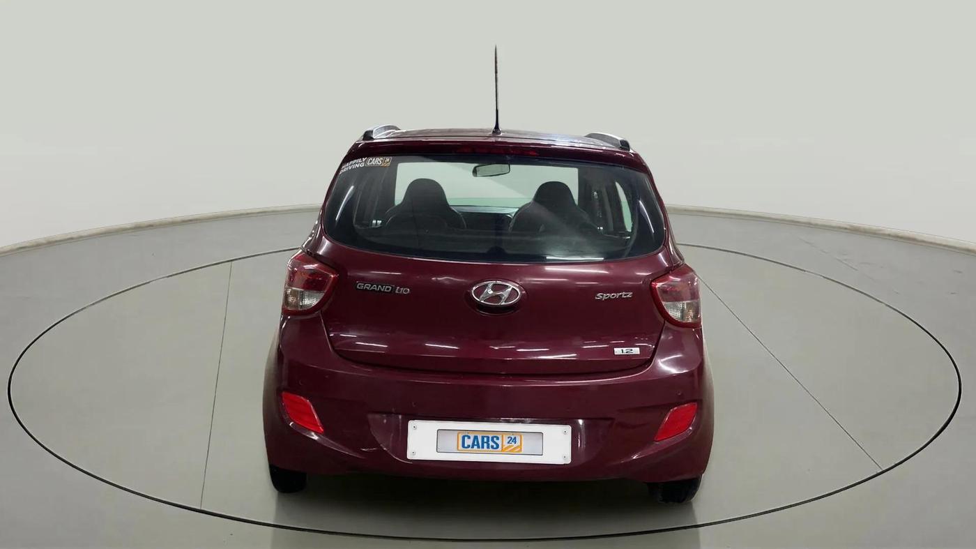 2016 Hyundai Grand i10 SPORTZ 1.2 KAPPA VTVT, CNG, Manual, 61,593 km, Back/Rear