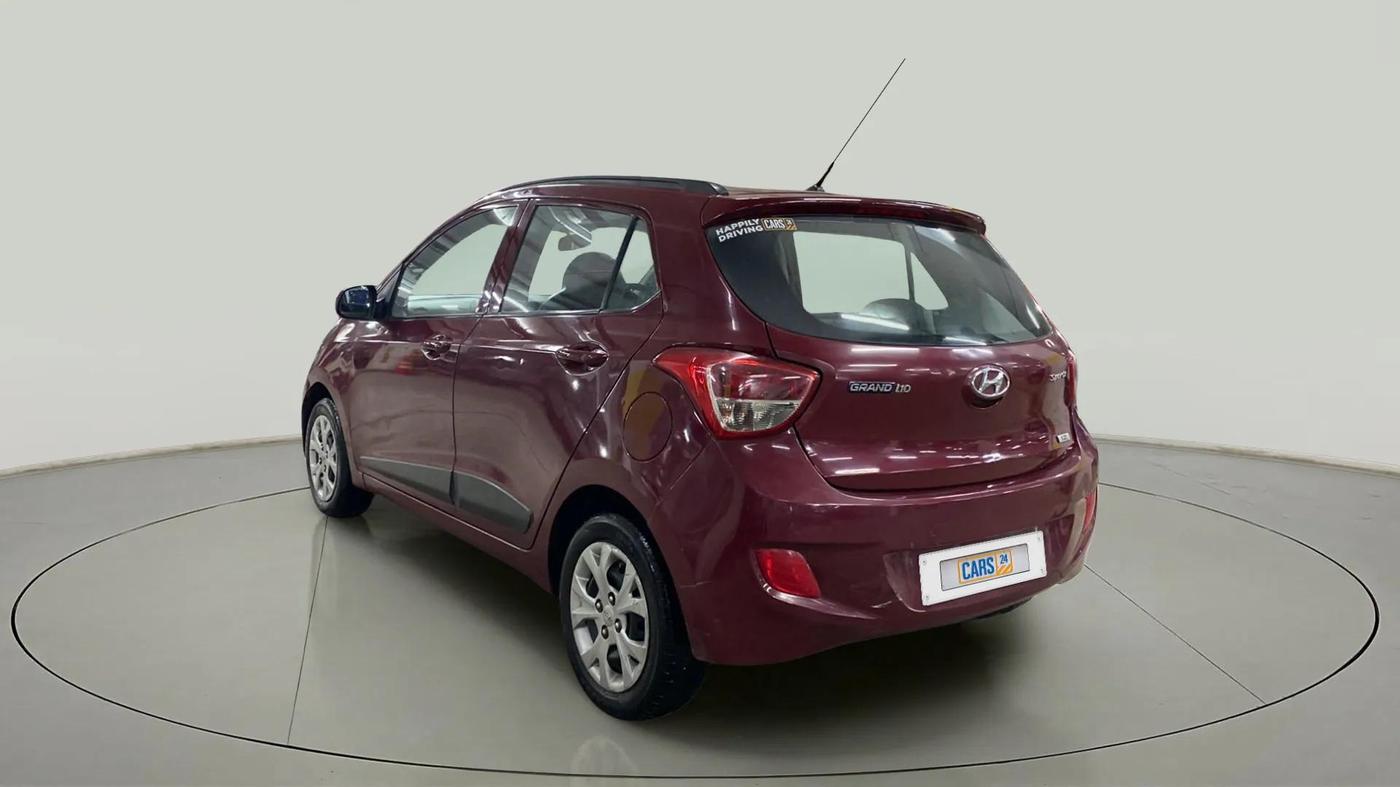 2016 Hyundai Grand i10 SPORTZ 1.2 KAPPA VTVT, CNG, Manual, 61,593 km, Left Back Diagonal