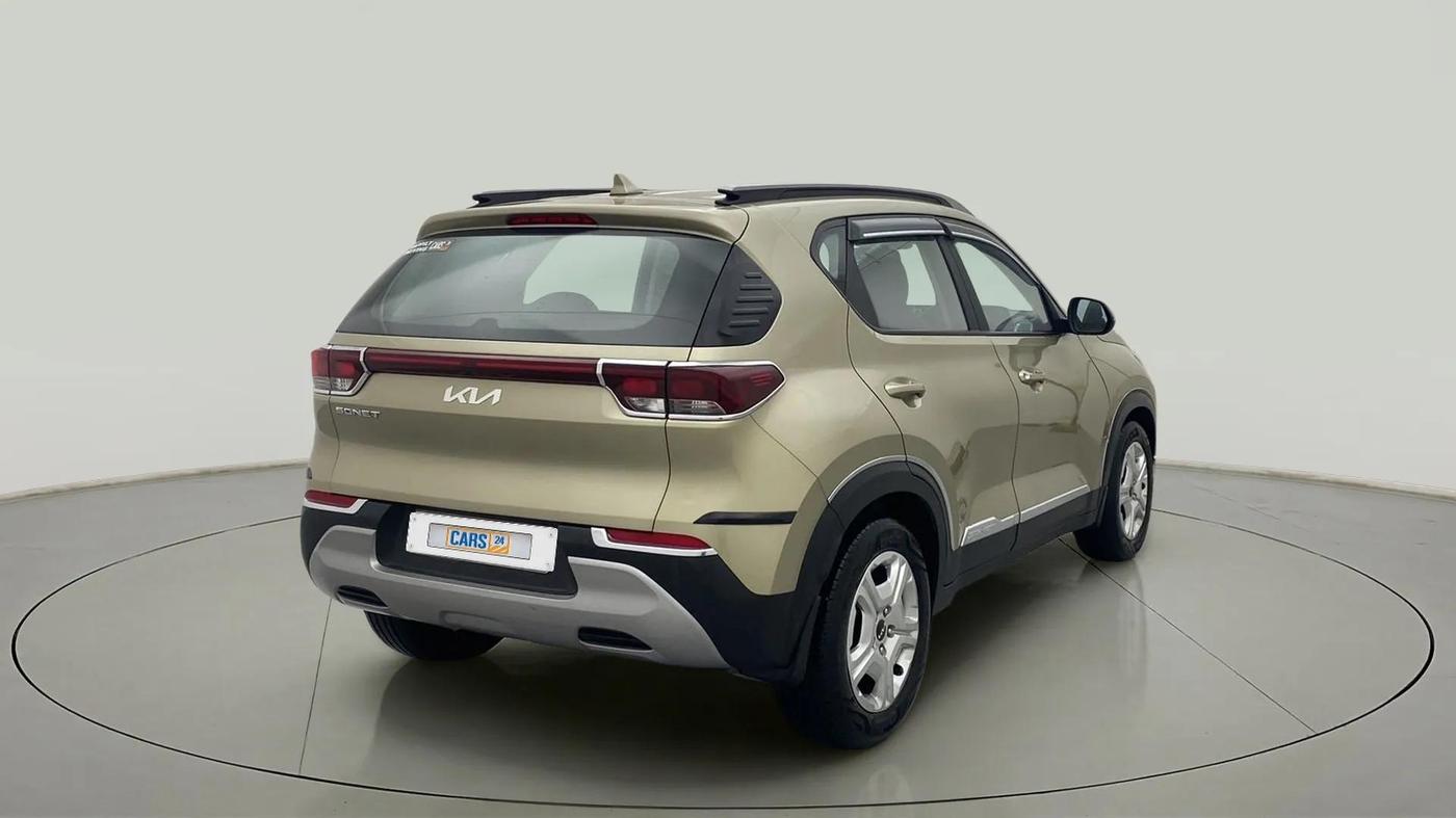 2021 KIA SONET HTK PLUS 1.2, Petrol, Manual, 14,001 km, Right Back Diagonal