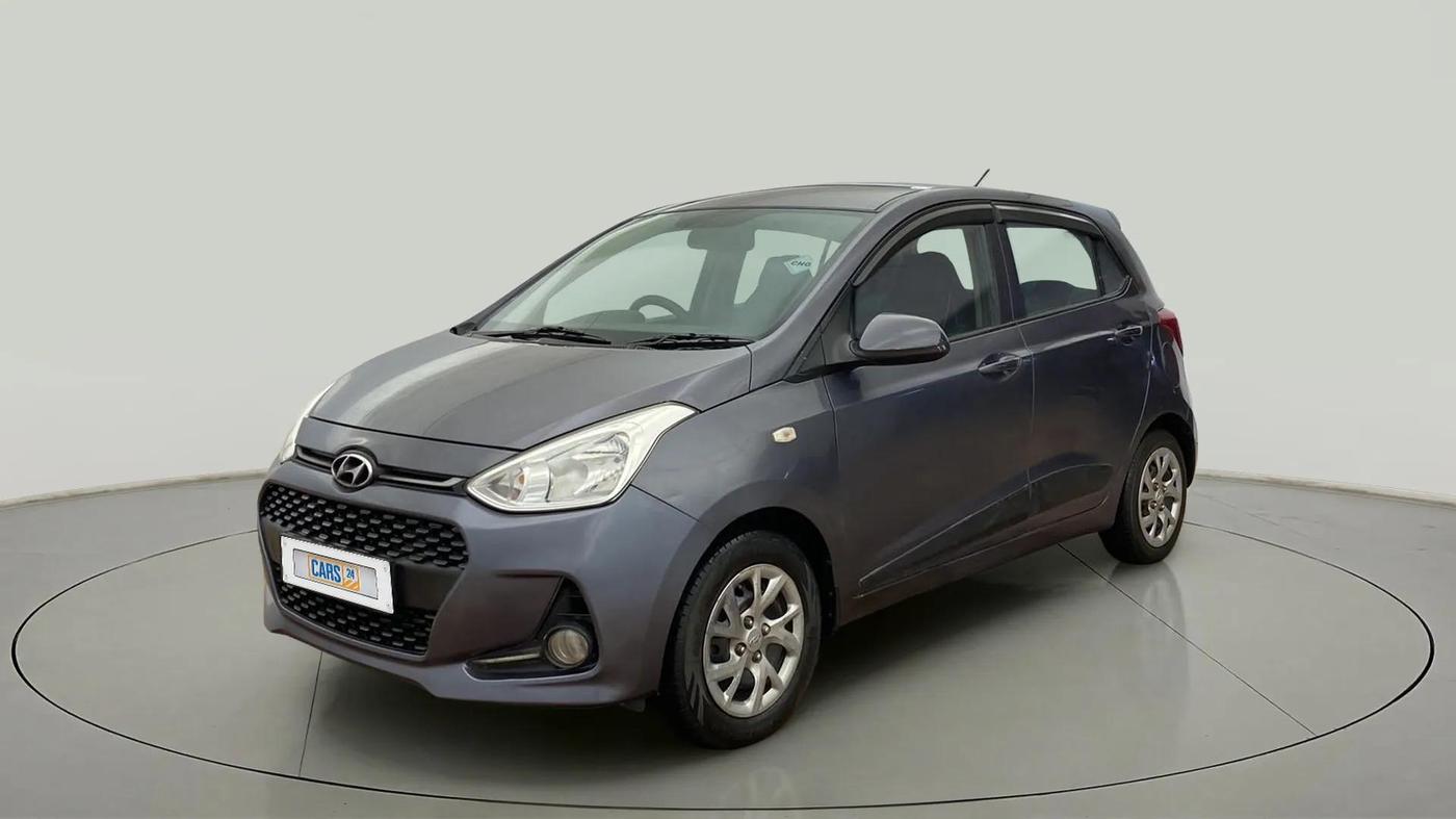 2017 Hyundai Grand i10 MAGNA 1.2 KAPPA VTVT, CNG, Manual, 80,526 km, Left Front Diagonal