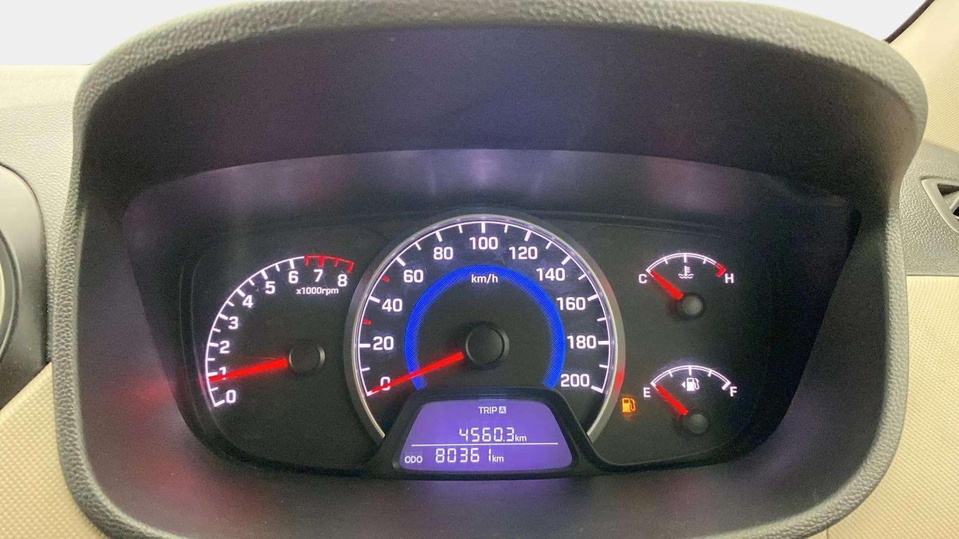 2017 Hyundai Grand i10 MAGNA 1.2 KAPPA VTVT, CNG, Manual, 80,526 km, Odometer Image