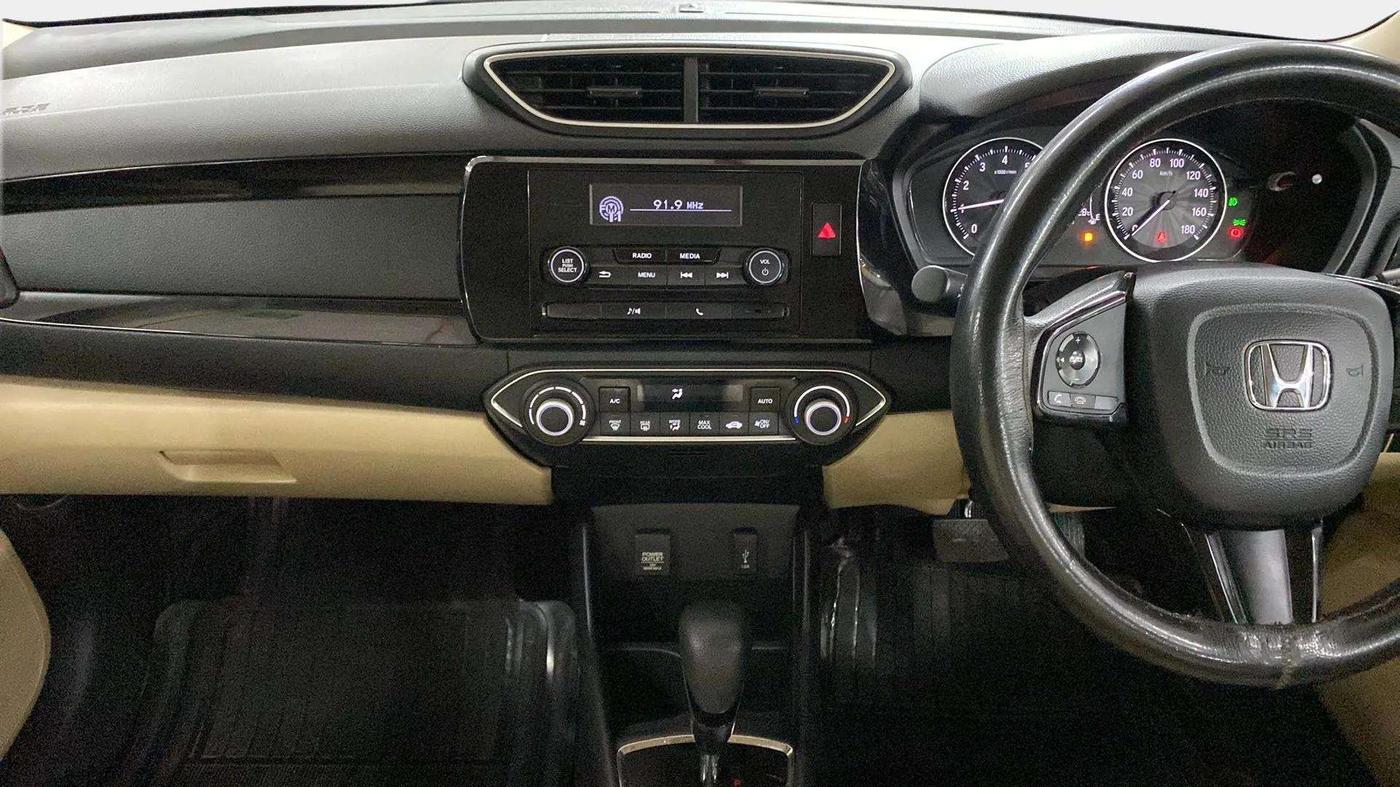 2018 Honda Amaze 1.2L I-VTEC V CVT, Petrol, Automatic, 67,360 km, Air Conditioner