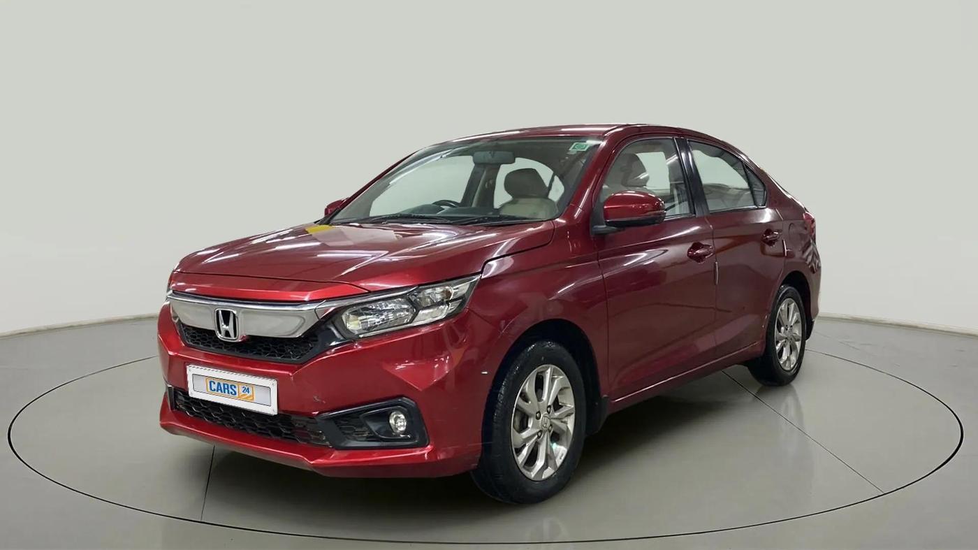 2018 Honda Amaze 1.2L I-VTEC V CVT, Petrol, Automatic, 67,360 km, Left Front Diagonal