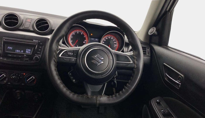 2018 Maruti Swift VXI AMT, Petrol, Automatic, 55,616 km, Steering Wheel Close Up