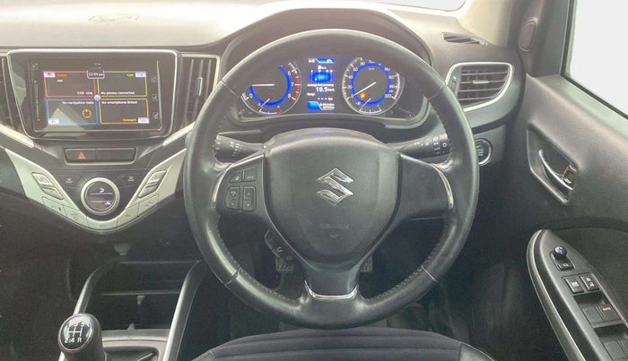 2016 Maruti Baleno ALPHA PETROL 1.2, Petrol, Manual, 63,049 km, Steering Wheel Close Up