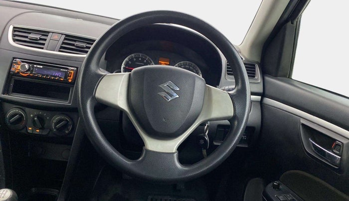 2014 Maruti Swift VXI, Petrol, Manual, 50,781 km, Steering Wheel Close Up
