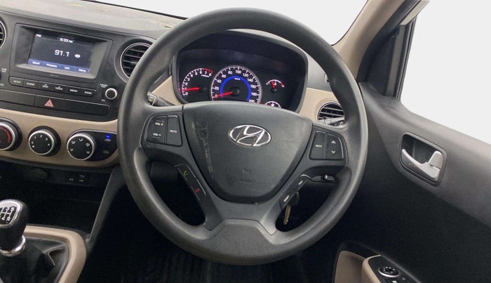 2017 Hyundai Grand i10 SPORTZ 1.2 KAPPA VTVT, CNG, Manual, 77,206 km, Steering Wheel Close Up