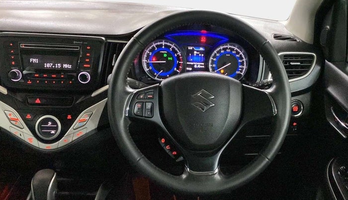 2018 Maruti Baleno ZETA CVT PETROL 1.2, Petrol, Automatic, 33,577 km, Steering Wheel Close Up