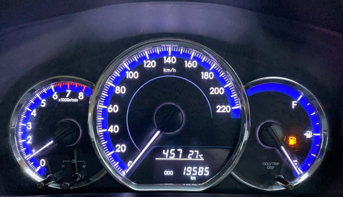 2020 Toyota YARIS J MT, Petrol, Manual, 19,802 km, Odometer Image