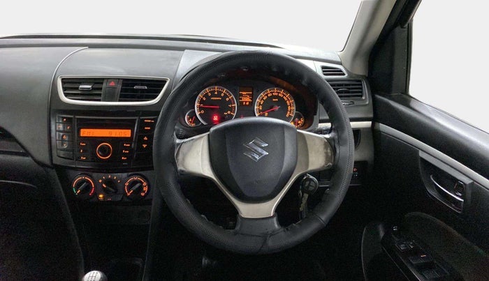 2013 Maruti Swift VXI, Petrol, Manual, 53,590 km, Steering Wheel Close Up