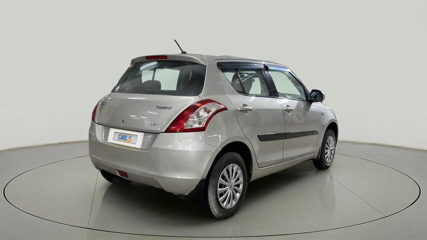 2013 Maruti Swift VXI, Petrol, Manual, 53,590 km, Right Back Diagonal