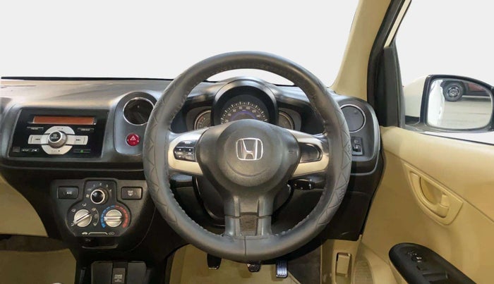 2015 Honda Brio S MT, Petrol, Manual, 46,996 km, Steering Wheel Close Up