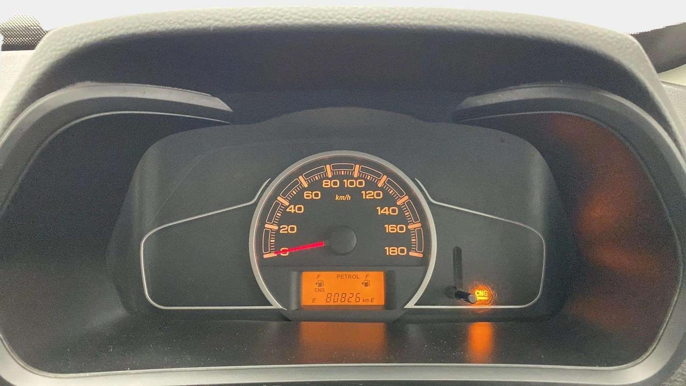 2020 Maruti Alto LXI CNG, CNG, Manual, 81,200 km, Odometer Image
