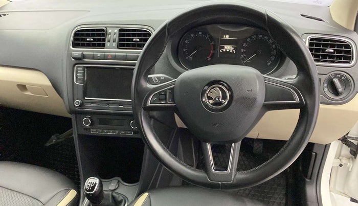 2019 Skoda Rapid AMBITION 1.6 MPI MT, Petrol, Manual, 92,999 km, Steering Wheel Close Up