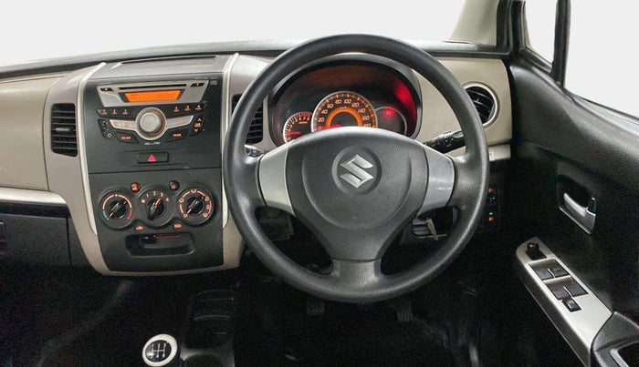 2013 Maruti Wagon R 1.0 VXI, Petrol, Manual, 25,834 km, Steering Wheel Close Up