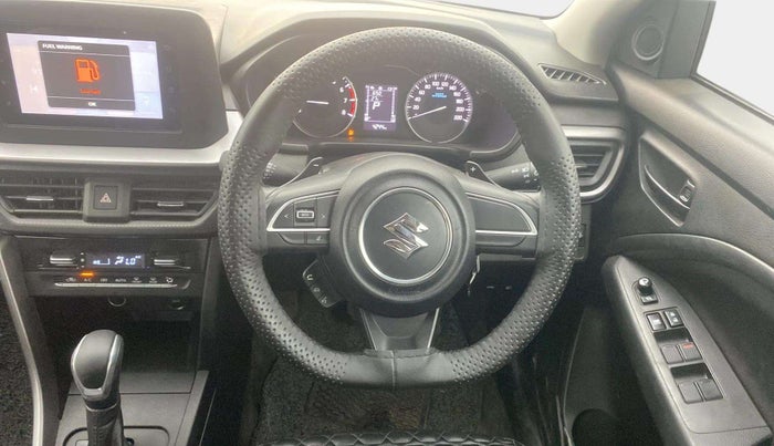 2024 Maruti BREZZA VXI AT SMART HYBRID, Petrol, Automatic, 4,315 km, Steering Wheel Close Up