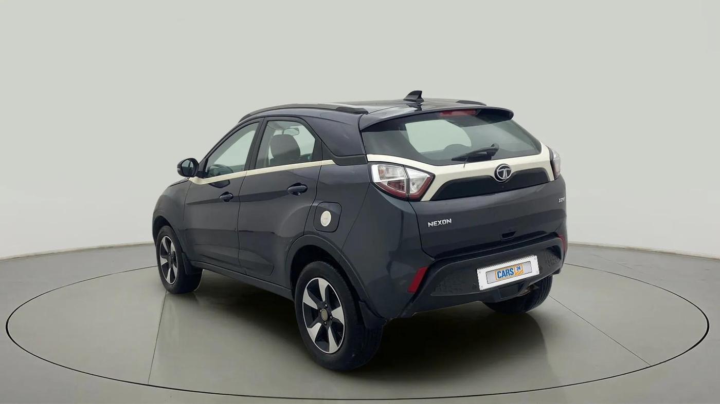 2019 Tata NEXON XZA PLUS PETROL, Petrol, Automatic, 15,560 km, Left Back Diagonal