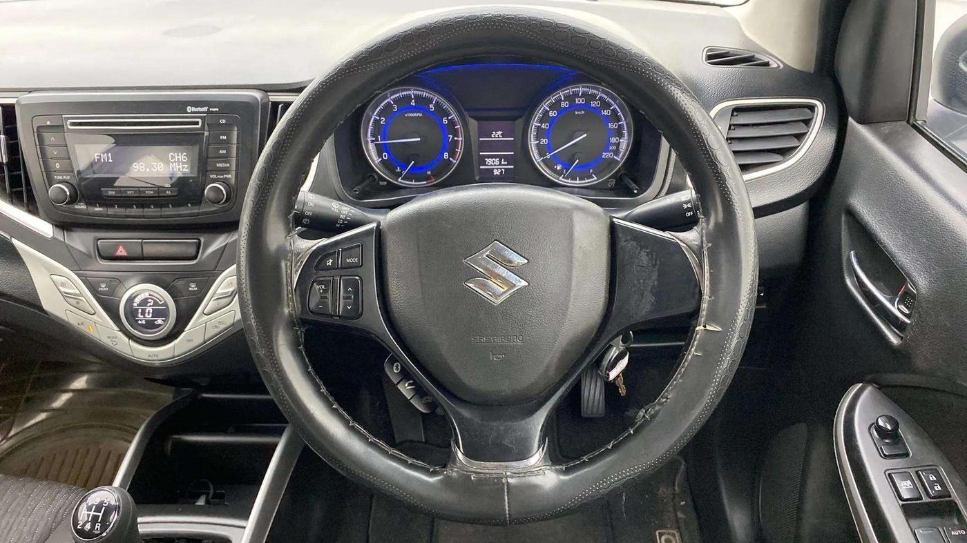 2017 Maruti Baleno DELTA PETROL 1.2, Petrol, Manual, 79,048 km, Steering Wheel Close Up