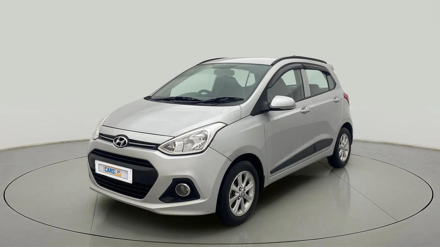 2015 Hyundai Grand i10 ASTA AT 1.2 KAPPA VTVT, Petrol, Automatic, 71,048 km, Left Front Diagonal