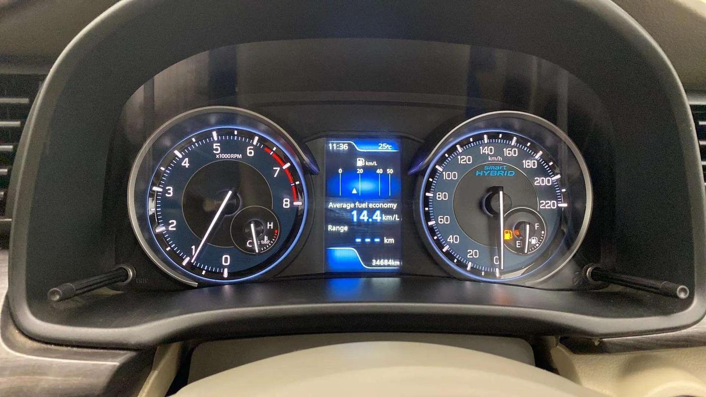 2023 Maruti Ertiga ZXI+ SHVS, Petrol, Manual, 34,642 km, Odometer Image