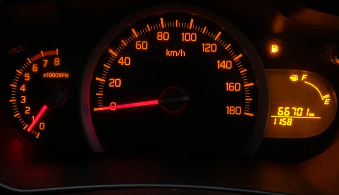 2017 Maruti Celerio ZXI (O), Petrol, Manual, 66,776 km, Odometer Image