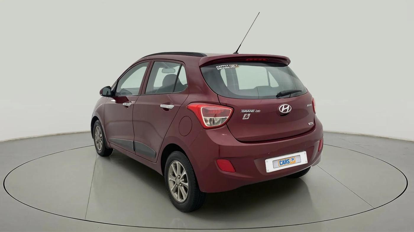 2016 Hyundai Grand i10 ASTA (O) AT 1.2 KAPPA VTVT, Petrol, Automatic, 78,139 km, Left Back Diagonal