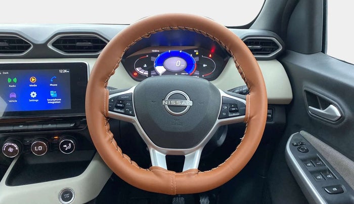 2022 Nissan MAGNITE XV TURBO CVT, Petrol, Automatic, 12,690 km, Steering Wheel Close Up