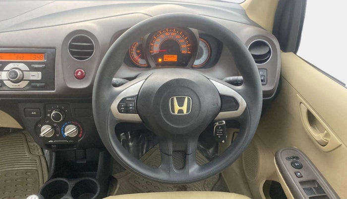 2013 Honda Brio S MT, Petrol, Manual, 58,164 km, Steering Wheel Close Up