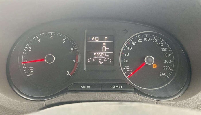 2017 Volkswagen Vento HIGHLINE PETROL AT, Petrol, Automatic, 93,777 km, Odometer Image