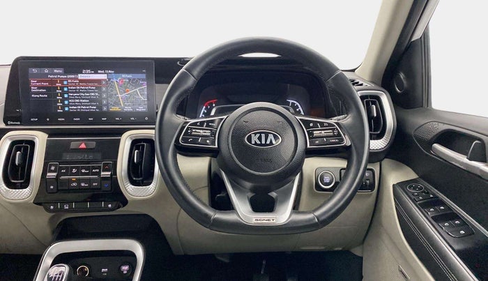 2020 KIA SONET HTX PLUS 1.0 IMT, Petrol, Manual, 81,442 km, Steering Wheel Close Up