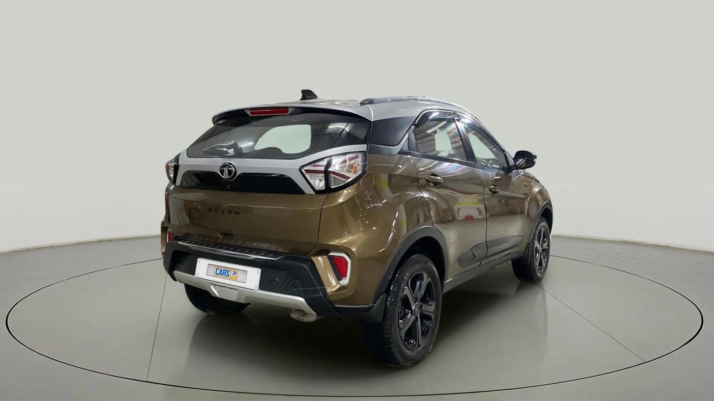 2022 Tata NEXON XZ PLUS (PREMIUM) PETROL JET, Petrol, Manual, 6,688 km, Right Back Diagonal
