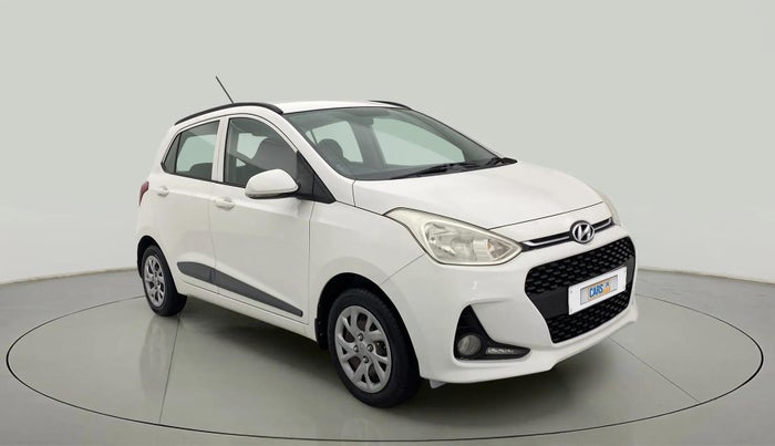 2017 Hyundai Grand i10 SPORTZ (O) 1.2 KAPPA VTVT, Petrol, Manual, 22,767 km, Right Front Diagonal