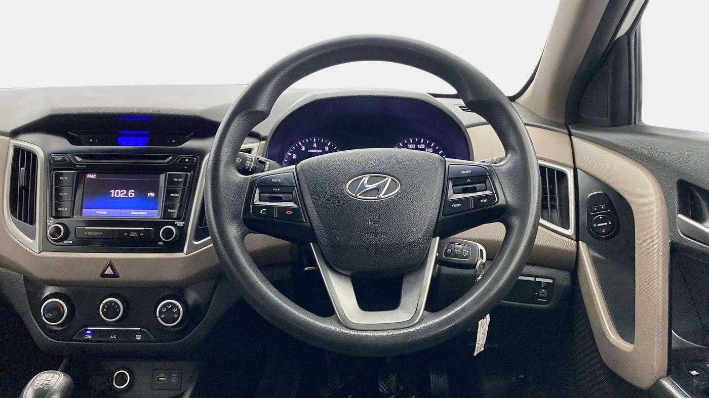 2016 Hyundai Creta S 1.6 PETROL, Petrol, Manual, 88,094 km, Steering Wheel Close Up