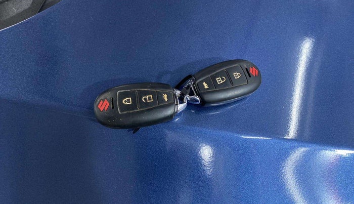 2018 Maruti Baleno ALPHA CVT PETROL 1.2, Petrol, Automatic, 48,468 km, Key Close Up