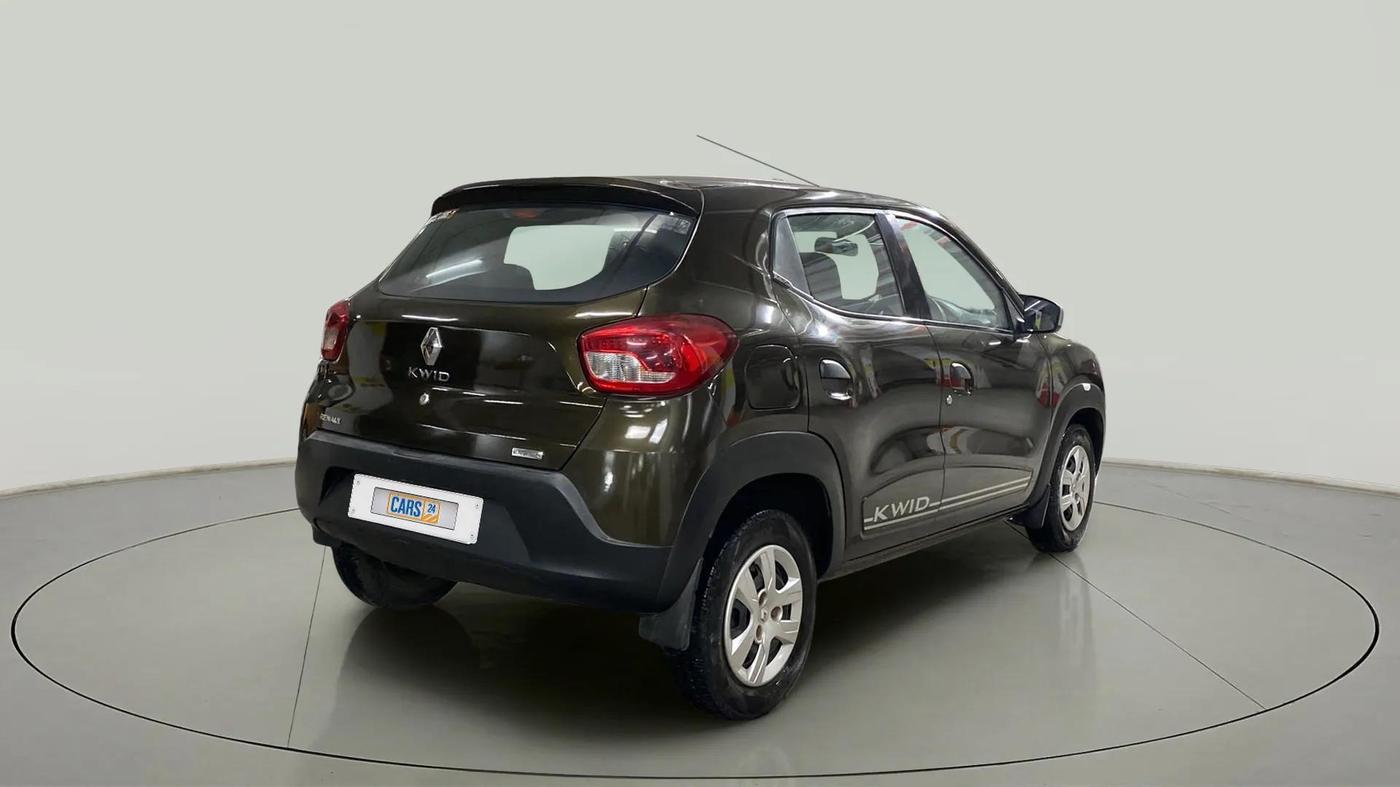 2018 Renault Kwid RXT 1.0 AMT (O), Petrol, Automatic, 8,415 km, Right Back Diagonal