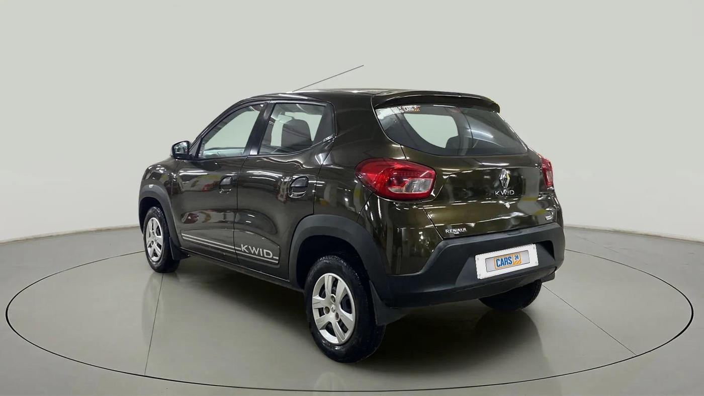 2018 Renault Kwid RXT 1.0 AMT (O), Petrol, Automatic, 8,415 km, Left Back Diagonal