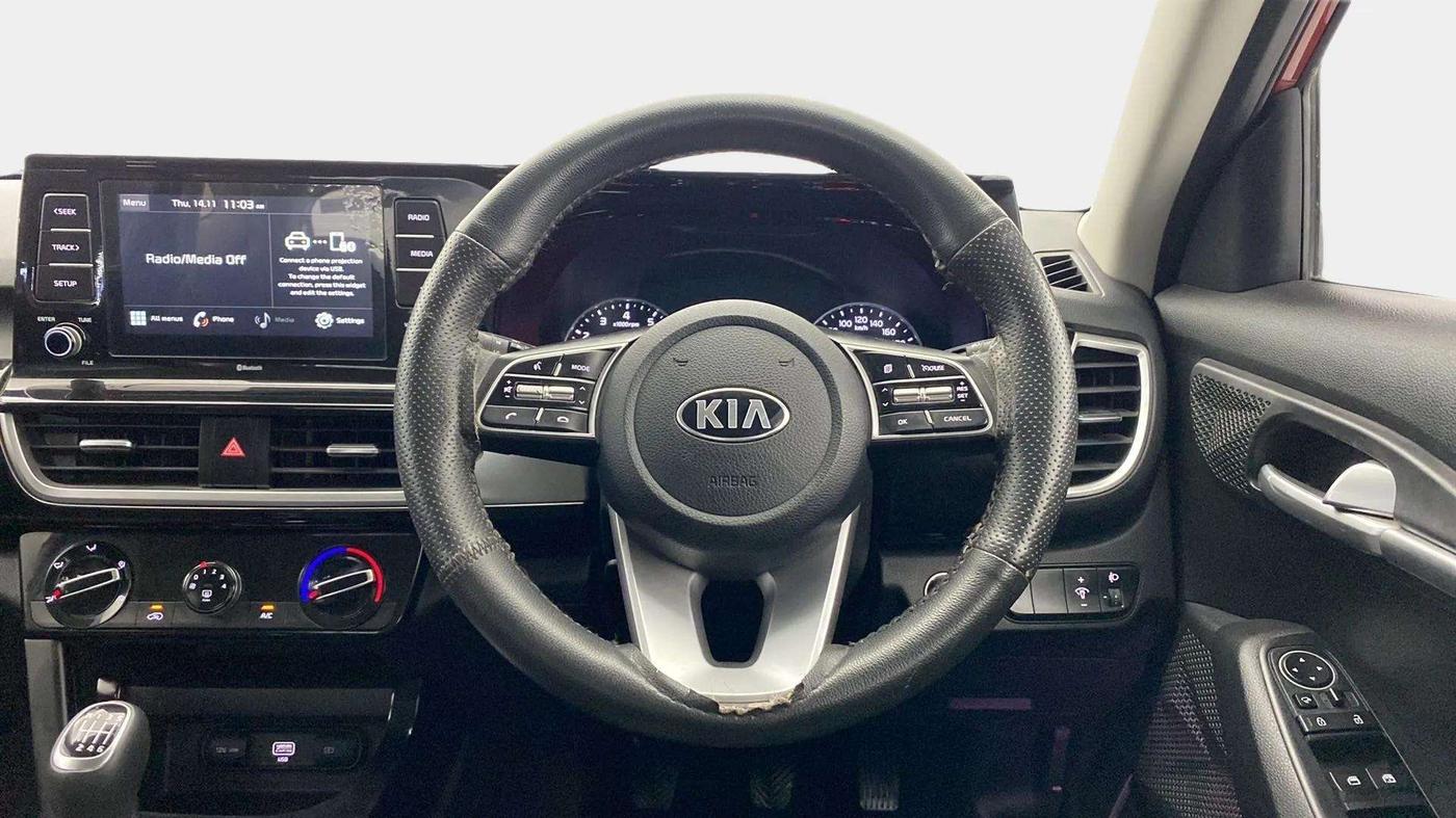2020 KIA SELTOS HTK PLUS 1.5, Petrol, Manual, 38,396 km, Steering Wheel Close Up